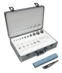 Accuris™ F1 grade calibration weight set, 23 pcs, 1mg to 200g