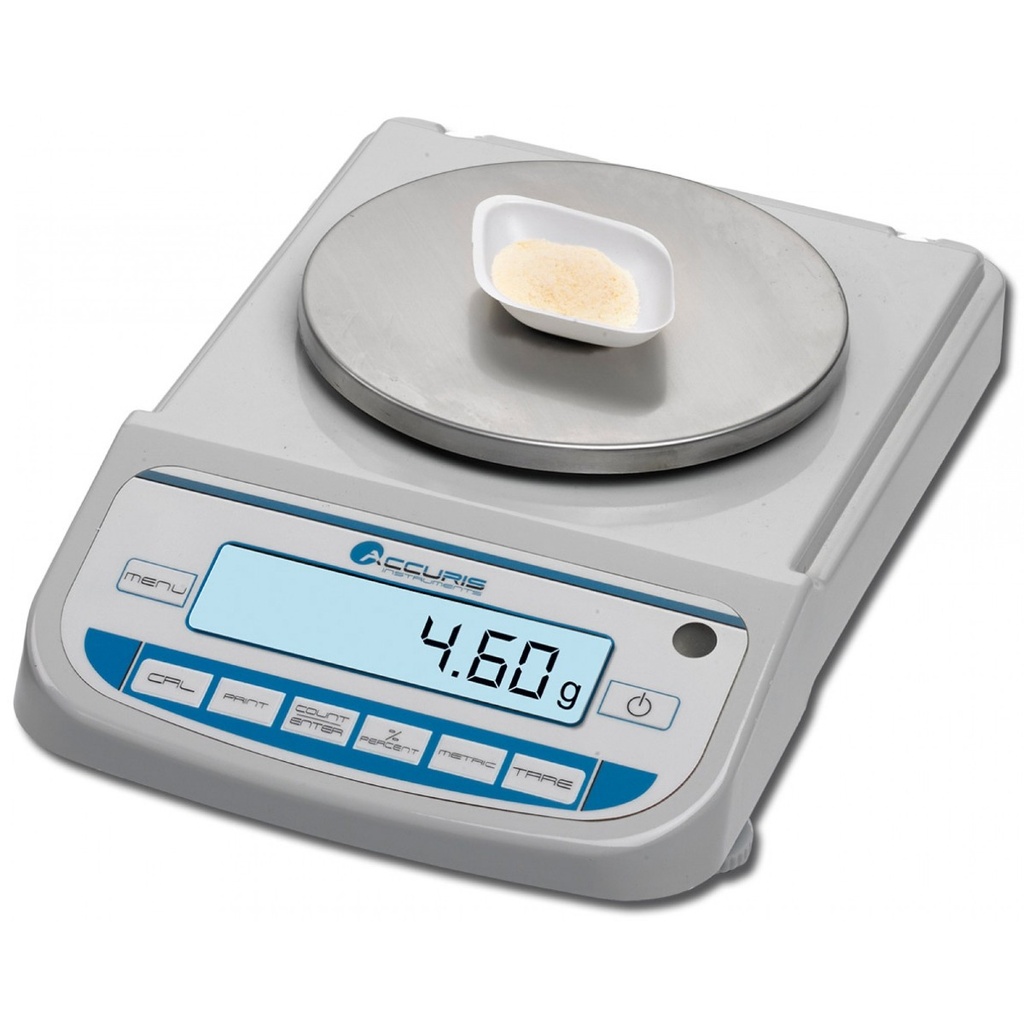 Accuris™ Precision Balance, 500 grams, readability 0.001grams, 115V