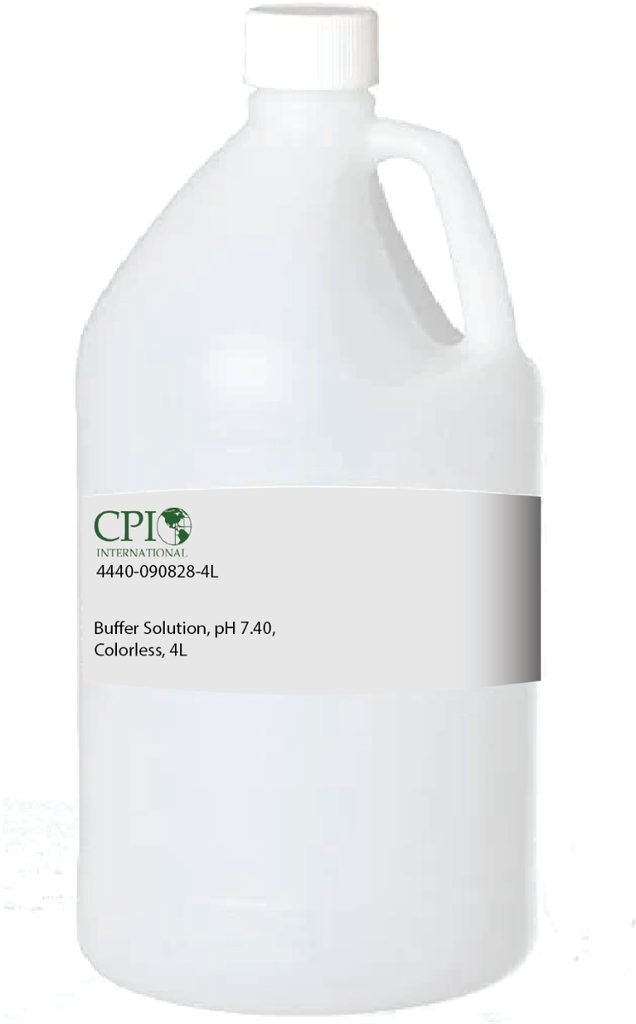 Buffer Solution, pH 7.40, Colorless, 4L