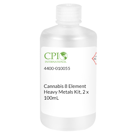 Cannabis 8 Element Heavy Metals Kit, 2 x 100mL