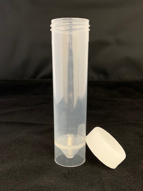 Centrifuge Tube, 50ml, Skirted, PP, Natural Cap, MF, 500/pk