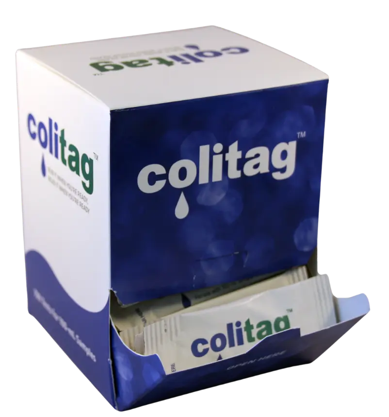 Colitag Test Kit, P/A, 100mL format, 100/pk
