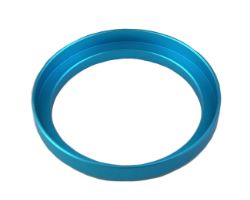 Containment ring to secure quarter pie reaction blocks in hotplate