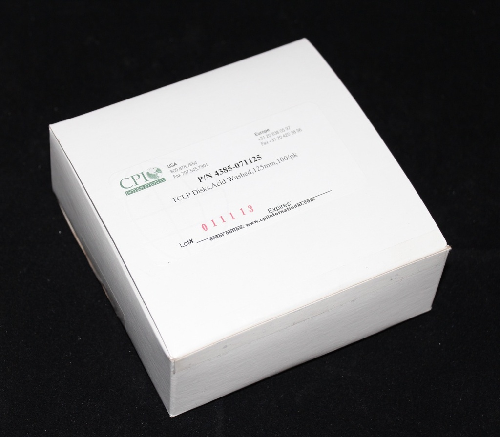 CPI AW-TCLP Filter 125mm 100/pk 