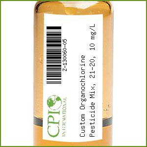 Custom Organochlorine Pesticide Mix, 21-20, 10 mg/L, 5 mL