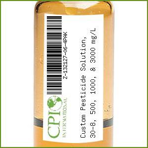 Custom Pesticide Solution, 30-8, 500, 1000, & 3000 mg/L, 4 x 1 mL