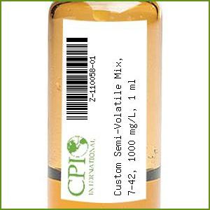 Custom Semi-Volatile Mix, 7-42, 1000 mg/L, 1 mL