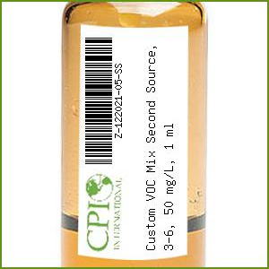 Custom VOC Mix Second Source, 3-6, 50 mg/L, 1 ml