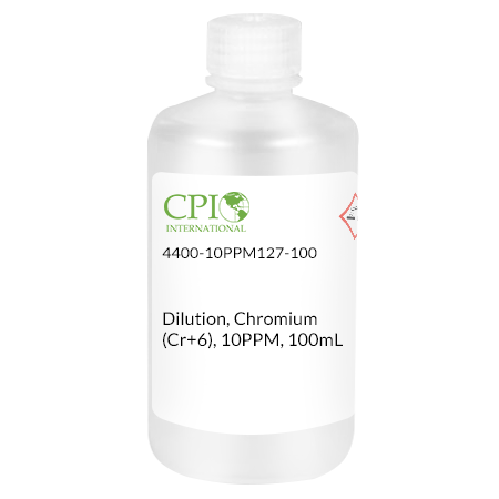 Chromium (Cr+6), 10 µg/mL, H2O, 100 mL