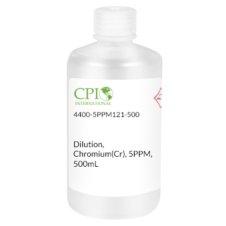 Chromium (Cr), 5 PPM, 500 mL