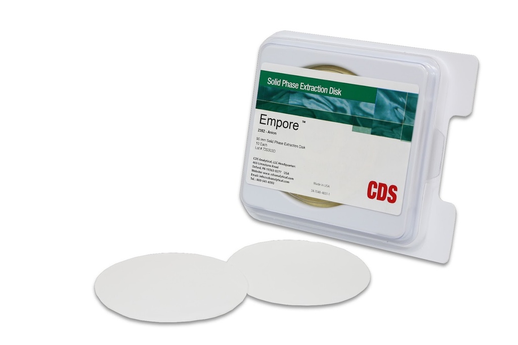 Empore Anion SPE Disks, 90mm, 10/pk