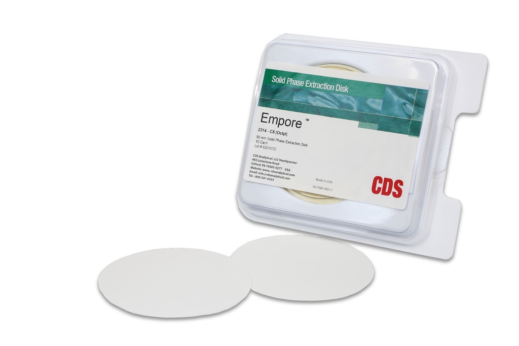 Empore C8 SPE Disks, 90mm, 10/pk
