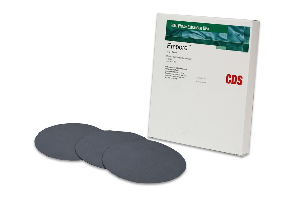 Empore Carbon SPE Disks, 90mm, 10/pk