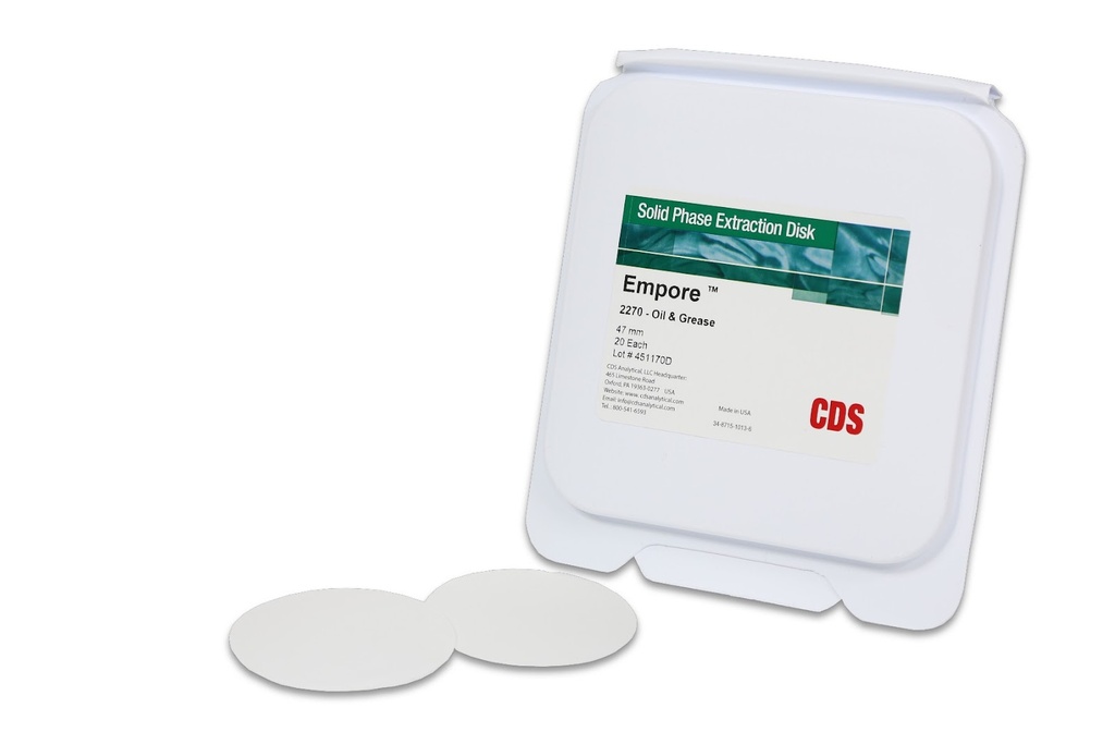Empore Oil & Grease SPE Disks, 47mm, 20/pk