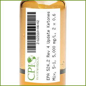 EPA 524.2 Rev 4 Update Ketones Mix, 5-1, 5,000 mg/L, 2 x 0.6 ml