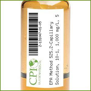 EPA Method 525.2-Capillary Solution, 10-1, 1,000 mg/L, 5 mL