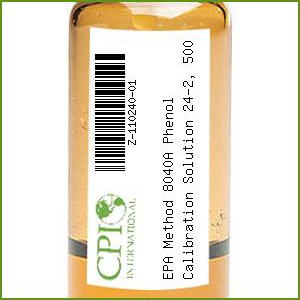 EPA Method 8040A Phenol Calibration Solution 24-2, 500 mg/L, 1 mL