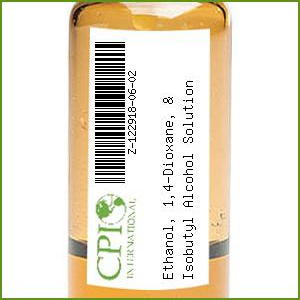 Ethanol, 1,4-Dioxane, & Isobutyl Alcohol Solution, 200,000 & 400,000 mg/L, 2 x 0.6 ml