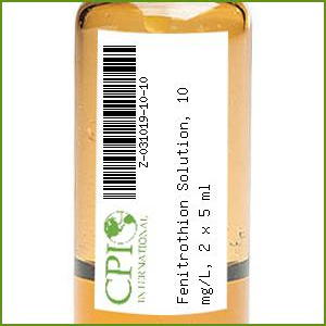 Fenitrothion Solution, 10 mg/L, 2 x 5 mL