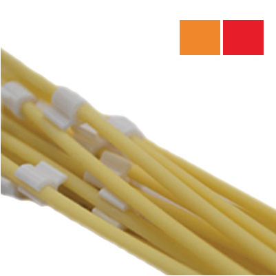 Flared 2-Stop Pharmaprene Pump Tubing, red-org 0.19 mm, 12 Pack