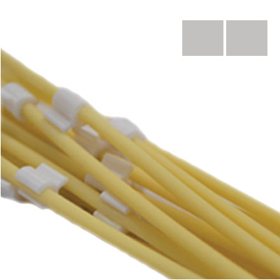 Flared 2-Stop Santoprene Pump Tubing, gry-gry, 1.30 mm, 12 Pack 