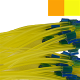 Flared 2-Stop Solvent Resistant Pump Tubing, org-yel, 0.51 mm, 12 Pack 