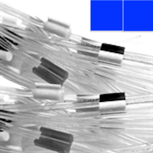 Flared 2-Stop Standard PVC Pump Tubing, blu-blu, 1.65 mm, 12 Pack 