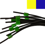 Flared 2-Stop Viton Pump Tubing, yel-blu, 1.52 mm, 12 Pack 