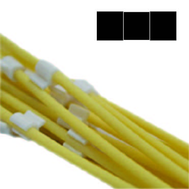 Flared 3-Stop Pharmaprene Pump Tubing, blk-blk-blk, 0.76 mm, 12 Pack