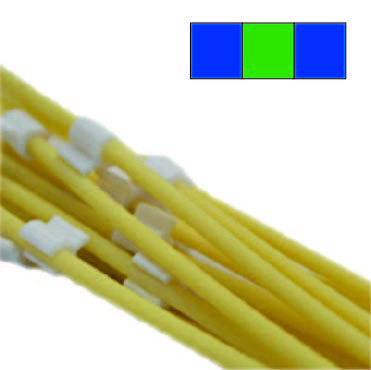 Flared 3-Stop Pharmaprene Pump Tubing, blu-grn-blu, 1.75 mm, 12 Pack