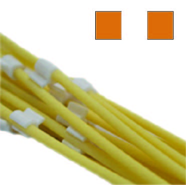 Flared 3-Stop Pharmaprene Pump Tubing, org-wht-org, 0.64 mm, 12 Pack