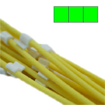 Flared 3-Stop Solvent Resistant Pump Tubing, grn-grn-grn, 1.85 mm, 12 Pack 