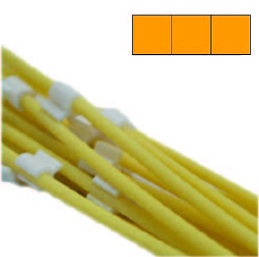 Flared 3-Stop Solvent Resistant Pump Tubing, org-org-org, 0.89 mm, 12 Pack 