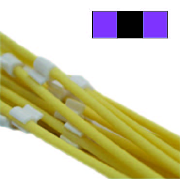 Flared 3-Stop Solvent Resistant Pump Tubing, pur-blk-pur, 2.29 mm, 12 Pack 