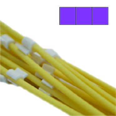 Flared 3-Stop Solvent Resistant Pump Tubing, pur-pur-pur, 2.06 mm, 12 Pack 