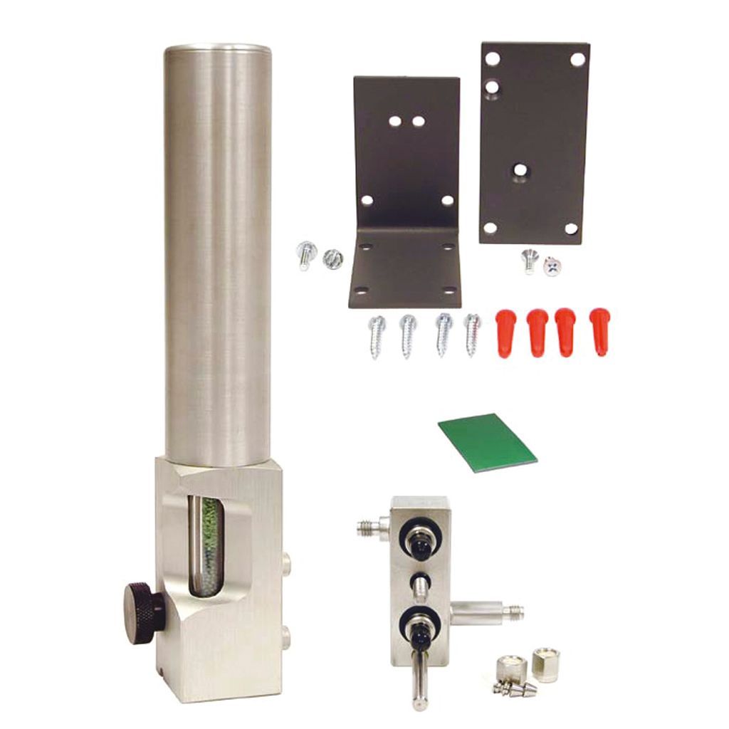 Gas filter kit - Carrier gas 1/4" (1 gas filter, connecting unit - 1 position)