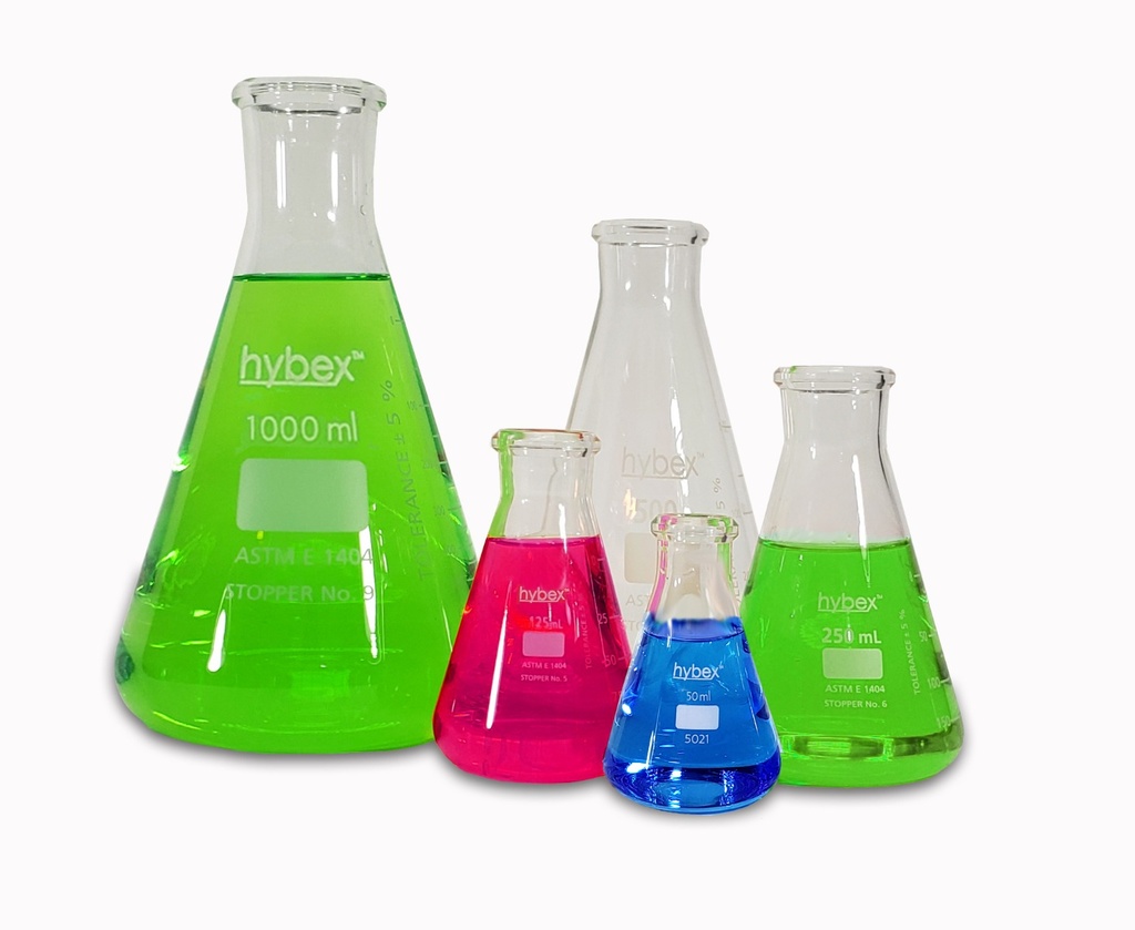 hybex™ Erlenmeyer Flask, 50ml, case of 12 