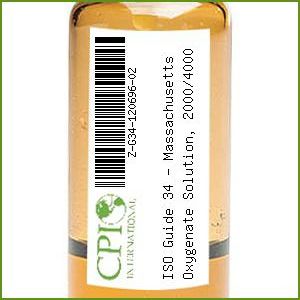 ISO Guide 34 - Massachusetts Oxygenate Solution, 2000/4000 mg/L, 1 ml