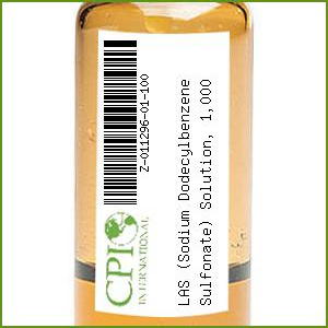 LAS (Sodium Dodecylbenzene Sulfonate) Solution, 1,000 mg/L, 100 mL