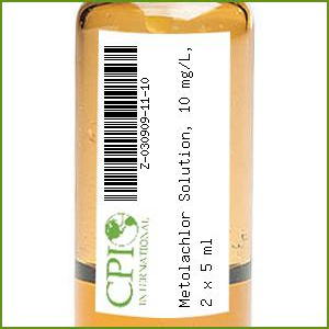 Metolachlor Solution, 10 mg/L, 2 x 5 mL
