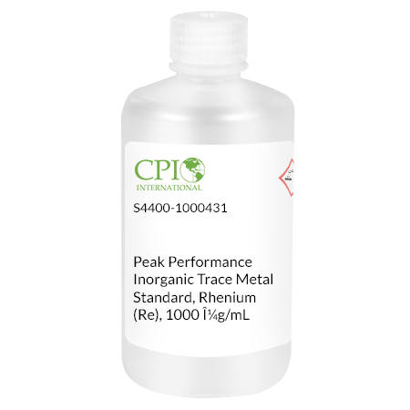 Peak Performance Inorganic Trace Metal Standard, Rhenium (Re)