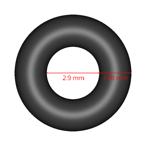 [4350-4052] Perfluoroelastomer Seal, Small, Each