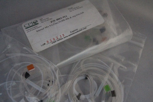 [4062-911] PerkinElmer Elan Internal Mixing Kit, blk-blk & org-grn, 4 Pack