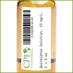 [Z-031638-10-10] Quinalphos Solution, 10 mg/L, 2 x 5 ml