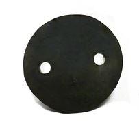[4350-010119] Rubber Stopper, 2 Hole, #8, used w 4350-010110