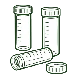 [4370-9503001375] Sample Tube, ModBlock, 100 mL, PFA, Each (Cap Sold Sep)