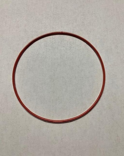[4350-090027] O-ring, 90mm, FEP-Encapsulated Silicone, Each