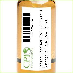 [Z-110002-50] Tinted Base/Neutral (100 mg/L) Surrogate Solution, 25 ml