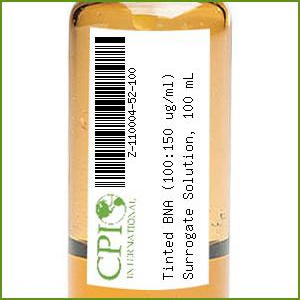[Z-110004-52-100] Tinted BNA (100:150 ug/mL) Surrogate Solution,  100 mL