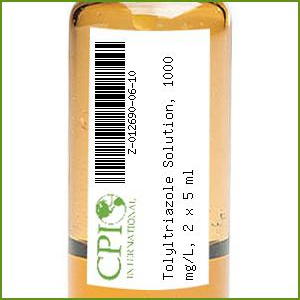 [Z-012690-06-10] Tolyltriazole Solution, 1000 mg/L, 2 x 5 mL